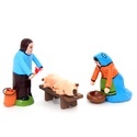 Figura de Presépio - Matança de Porco